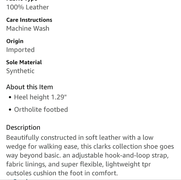 Clarks Ashland spin q slip on leather loafer low wedge metallic pewter 8 narrow - Picture 6 of 9